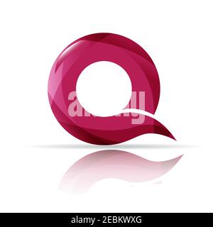 Modernes Design Buchstabe Q für Ihr bestes Geschäftssymbol. Vektorgrafik EPS,8 EPS,10 Stock Vektor