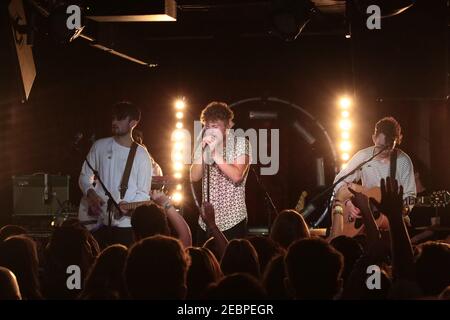 Tommy Wright von Young Kato spielt live auf der Bühne Das letzte Datum ihrer UK Tour in Borderline London Stockfoto