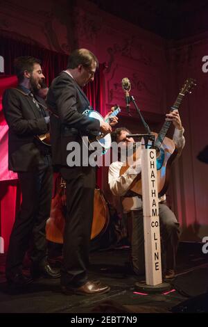 Bluegrass Band Chatham County Line live auf der Bühne Bush Hall in London Stockfoto