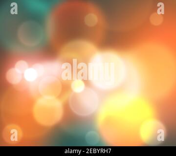 Bokeh Glowing Lights Effekt Stil Hintergrund in Abstract Modern Design Stockfoto