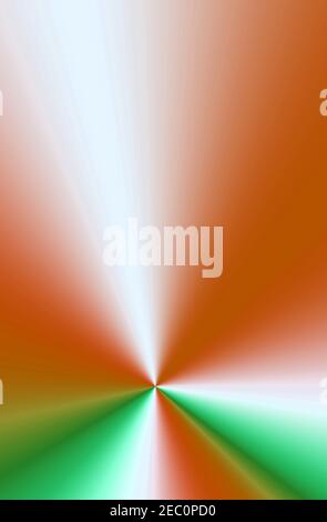 Illustration von Mahagoni Brown und Kelly Green Ray für Abstract Hintergrund Stockfoto