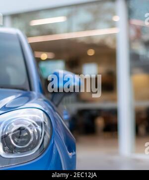 Unschärfe-Details für das Auto, als Hintergrund Stockfoto
