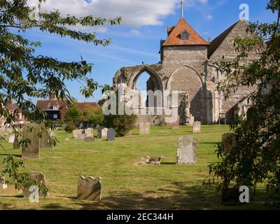 Kirche St. Thomas der Märtyrer, Winchelsea, Ost-Sussex. Stockfoto