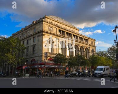 Theater de la Ville, Paris. Theater aus dem 19th. Jahrhundert am Place du Chatelet. Früher Théâtre Sarah-Bernhardt genannt. Stockfoto