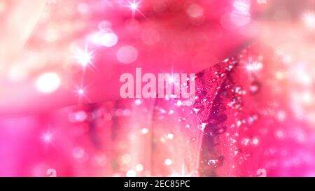 Abstrakt verschwommener rosa Hintergrund mit Bokeh und Highlights. Design, Abstraktion Stockfoto
