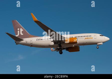 Kopenhagen - Juli 2013: Jettime Boeing 737-700 Flugzeug Stockfoto