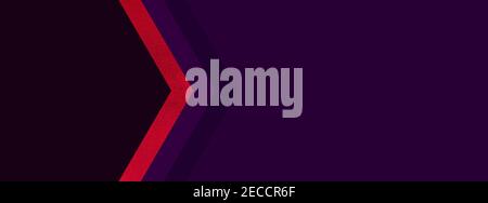 Abstrakt elegante Banner Konzept Hintergrund. Farbenfrohes Banner mit Pfeilen Stockfoto