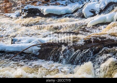 Flinton Conservation Area Addington & Lennox County Flinton Ontario Kanada Im Winter Stockfoto