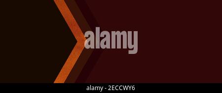 Abstraktes dunkles Banner-Konzept mit Pfeilen Stockfoto
