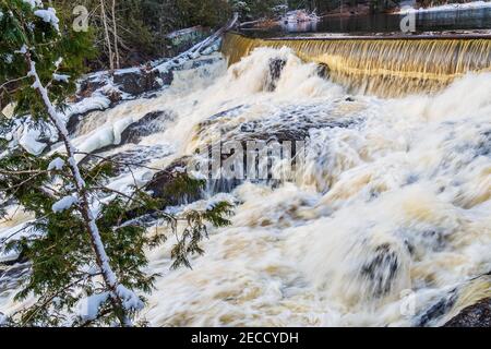 Flinton Conservation Area Addington & Lennox County Flinton Ontario Kanada Im Winter Stockfoto
