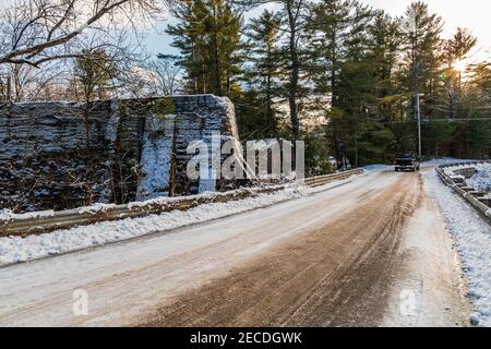 Flinton Conservation Area Addington & Lennox County Flinton Ontario Kanada Im Winter Stockfoto