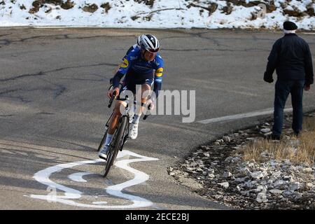 Mauri Vansevenant von Deceuninck - Quick Step während der Tour de la Provence, Etappe 3, Istres – Chalet Reynard ( Mont Ventoux ) am 13. Februar 2021 in Bédoin, Frankreich - Foto Laurent Lairys / DPPI Stockfoto