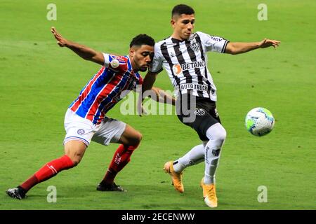 Belo Horizonte, Brasilien. 13th Feb, 2021. Sechste Runde der brasilianischen Meisterschaft der Serie A 2020, im Mineirão Stadion, Belo Horizonte, MG statt. Kredit: Dudu Macedo/FotoArena/Alamy Live Nachrichten Stockfoto