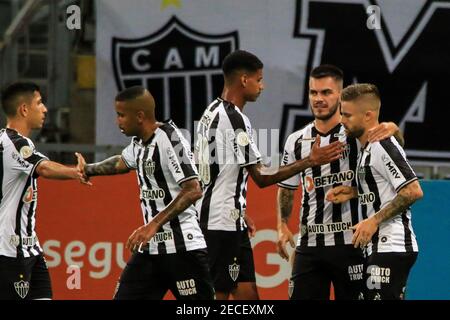 Belo Horizonte, Brasilien. 13th Feb, 2021. Sechste Runde der brasilianischen Meisterschaft der Serie A 2020, im Mineirão Stadion, Belo Horizonte, MG statt. Kredit: Dudu Macedo/FotoArena/Alamy Live Nachrichten Stockfoto