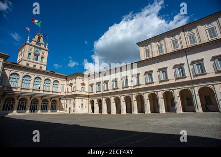 Rom, Italien 21/03/2013: Der Quirinalpalast, die offizielle Residenz des Präsidenten der Italienischen Republik in Rom. ©Andrea Sabbadini Stockfoto