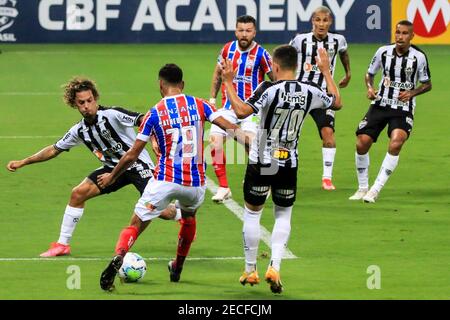 Belo Horizonte, Brasilien. 13th Feb, 2021. Sechste Runde der brasilianischen Meisterschaft der Serie A 2020, im Mineirão Stadion, Belo Horizonte, MG statt. Kredit: Dudu Macedo/FotoArena/Alamy Live Nachrichten Stockfoto