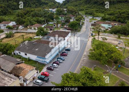 São Francisco do Sul, SC. 27,12.2020: STADT / TOURISMUS - São Francisco do Sul, ist die älteste Stadt in Santa Catarina und die drittälteste in Brasilien, Loca Stockfoto