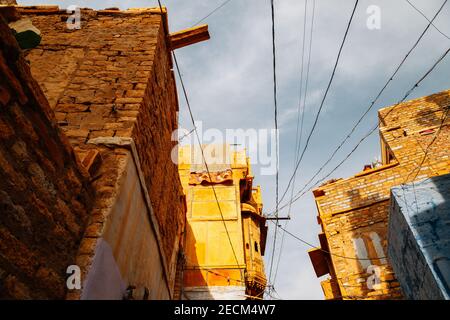 Jaisalmer alte Wüstenstadt in Indien Stockfoto