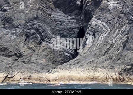 Kapiti Island, Neuseeland, Geomorphologie Stockfoto