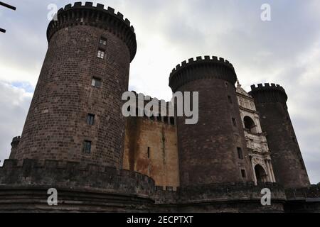 Napoli - Maschio Angioino Stockfoto