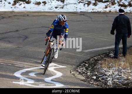 Mauri Vansevenant von Deceuninck - Quick Step während der Tour de la Provence, Etappe 3, Istres â € "Chalet Reynard ( Mont Ventoux ) am 13. Februar 2021 in Bédoin, Frankreich - Foto Laurent Lairys / ABACAPRESS.COM Stockfoto