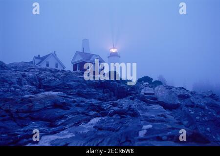 Pemaquid Point Lighthouse, Maine, USA Stockfoto