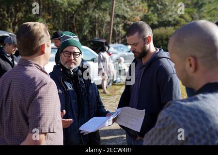 FISHER STEVENS und JUSTIN TIMBERLAKE in PALMER (2021), Regie FISHER STEVENS. Kredit: SIDNEY KIMMEL UNTERHALTUNG / Album Stockfoto