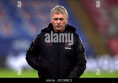 Aktenfoto vom 26-01-2021 von West Ham United Manager David Moyes. Ausgabedatum: Sonntag, 14. Februar 2021. Stockfoto