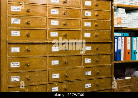 Wien Mariahilfer Straße, Bandagist Anderle Stockfoto