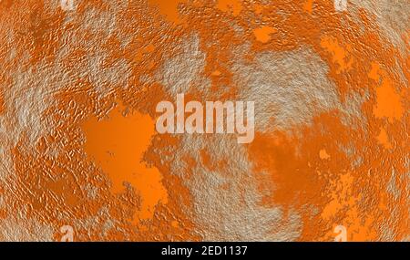 Hochauflösendes gerendertes Bild des roten Planeten mars Stockfoto