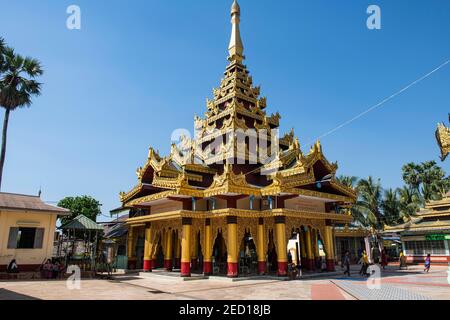 Shwemawdaw Pagode, Bago, Myanmar Stockfoto