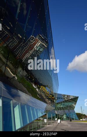 The Crystal, Royal Victoria Docks, Siemens Brothers Way, London, Großbritannien Stockfoto