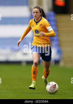 Everton's Danielle Turner während des FA Women's Super League Spiels im Madejski Stadium, Reading. Bilddatum: Sonntag, 14. Februar 2021. Stockfoto