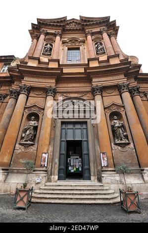 Italien, Rom, Kirche der Allerheiligsten Dreifaltigkeit der Pilger, Santissima Trinità dei Pellegrini Stockfoto