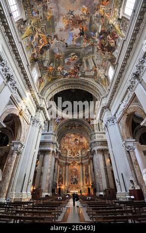 Italien, Rom, Kirche Sant'Ignazio (St. Ignatius) Stockfoto