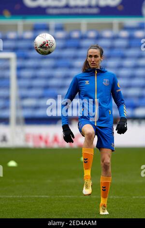 Reading, Vereinigtes Königreich. Februar 2021, 14th. EDGWARE, ENGLAND - FEBRUAR 14: Während der Barclays FA Women's Super League zwischen Reading und Everton im Madejski Stadium, Reading UK am 14th. Februar 2021 Credit: Action Foto Sport/Alamy Live News Stockfoto