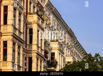 Berlin Kreuzberg Großbeerenstraße Altbau Architektur Stockfoto