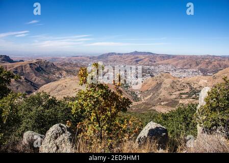 Blick über Guanajuato City, Guanajuato State, Mexiko Stockfoto