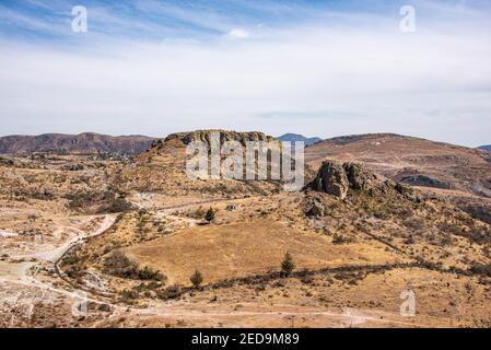 Atemberaubende Aussicht auf Cerro La Bufa in Guanajuato, Mexiko Stockfoto