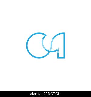 Abstrakter Buchstabe q blau Wellen Linie Kunst Design Logo Vektor Stock Vektor
