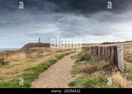 Sentier du Cap Gris-nez, Frankreich, Pas de Calais, été Stockfoto