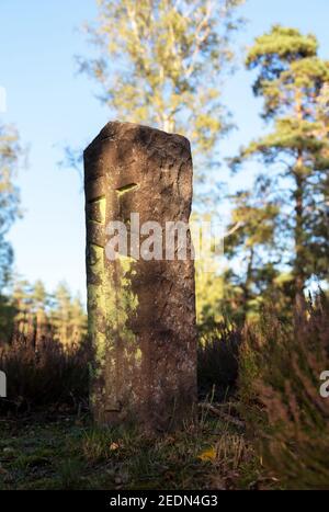 20,09.2020, Lohheide, Niedersachsen, Deutschland - Kriegsgefangenenfriedhof an der Gedenkstätte Bergen-Belsen. Hier liegen sowjetische Soldaten, die gefoltert wurden Stockfoto