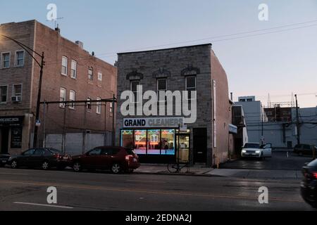 CHICAGO - 8th. NOVEMBER 2019: Grand Cleaners in West Town, Chicago. Stockfoto