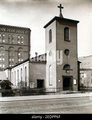 St. Lukes Chapel, 483 Hudson Street, Manhattan Stockfoto