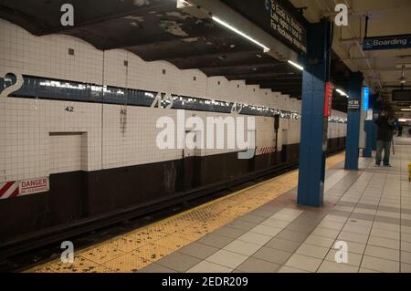 42nd Street Station des New York Subway Systems Stockfoto