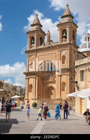 Heiligtum unserer Lieben Frau von Pompei Kirche Marsaxlokk Malta Stockfoto