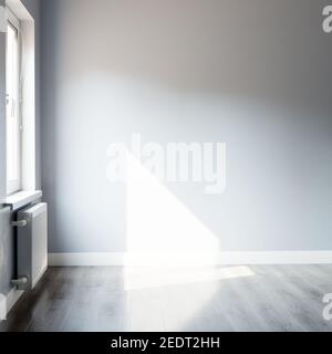 Leere Innenraumwohnung. 3D Rendering-Iilustration Stockfoto