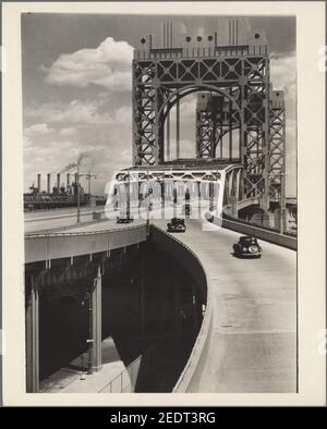 Triborough Bridge, East 125th Street Approach, Manhattan Stockfoto