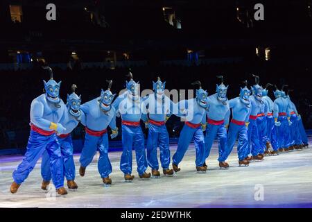 Disney On Ice, Toronto, Kanada - 19. März 2016. Die Show zum 100. Jahrestag Stockfoto