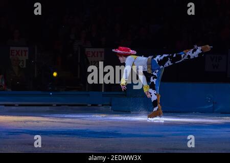 Disney On Ice, Toronto, Kanada - 19. März 2016. Die Show zum 100. Jahrestag Stockfoto